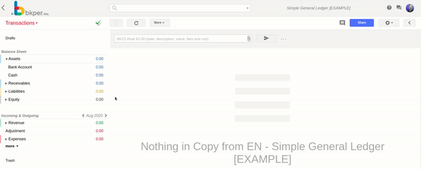 Animated walkthrough of creating an Account directly from a Group in the left menu