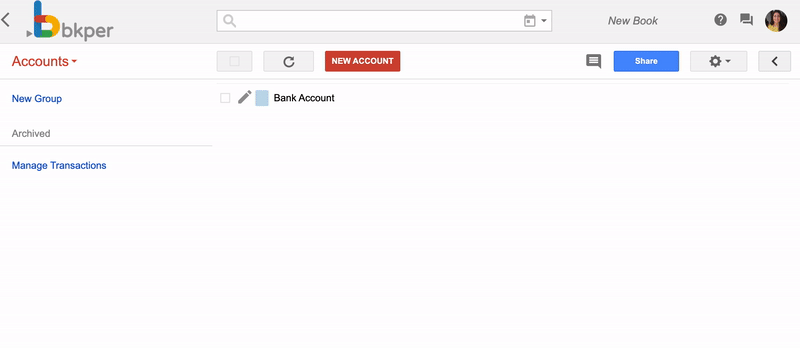 Animated walkthrough of unarchiving an Account