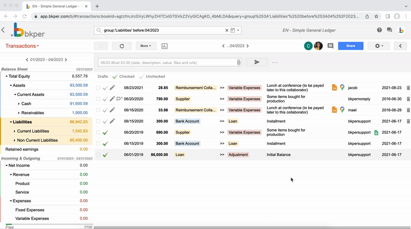 Animated walkthrough of changing Book visibility in Bkper