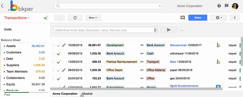 Animated walkthrough of switching between Books in a collection using tabs